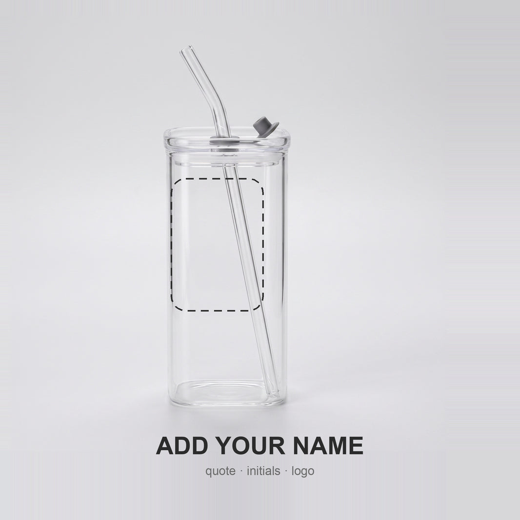 Custom name cup personalisation guide — area for a name, quote, initials or logo