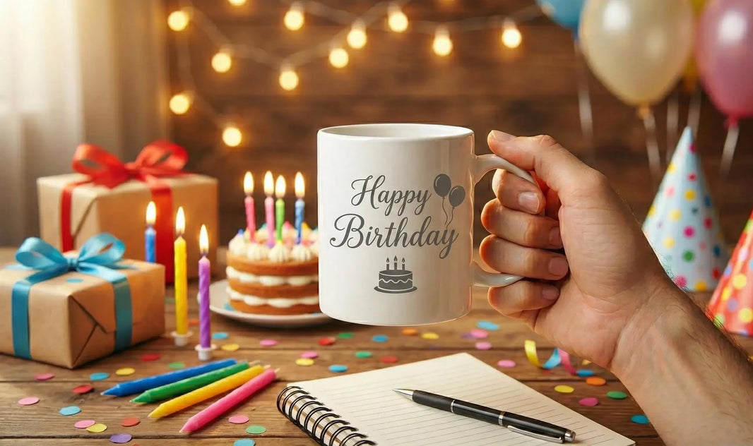 Custom text mug personalised coffee cup, minimal design ceramic mug for office gift