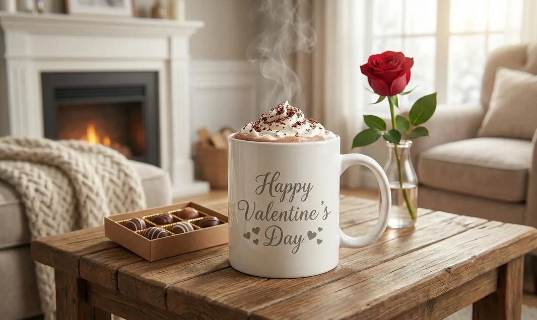Secret Santa personalised mug, custom coffee cup funny office gift idea UK