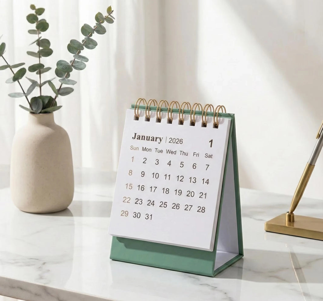 Unique 2026 Mini Desk Calendar gift idea