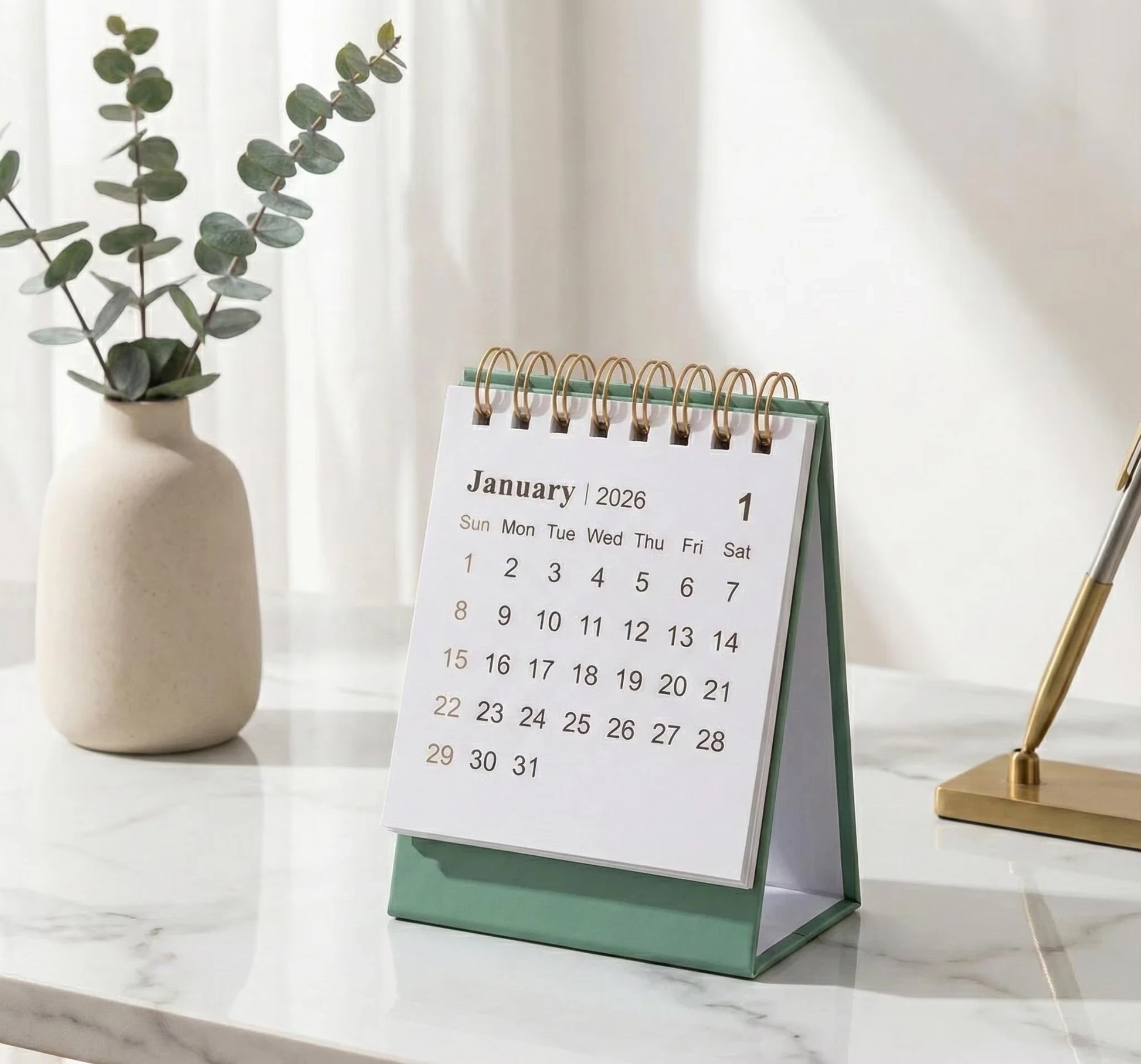 Unique 2026 Mini Desk Calendar gift idea