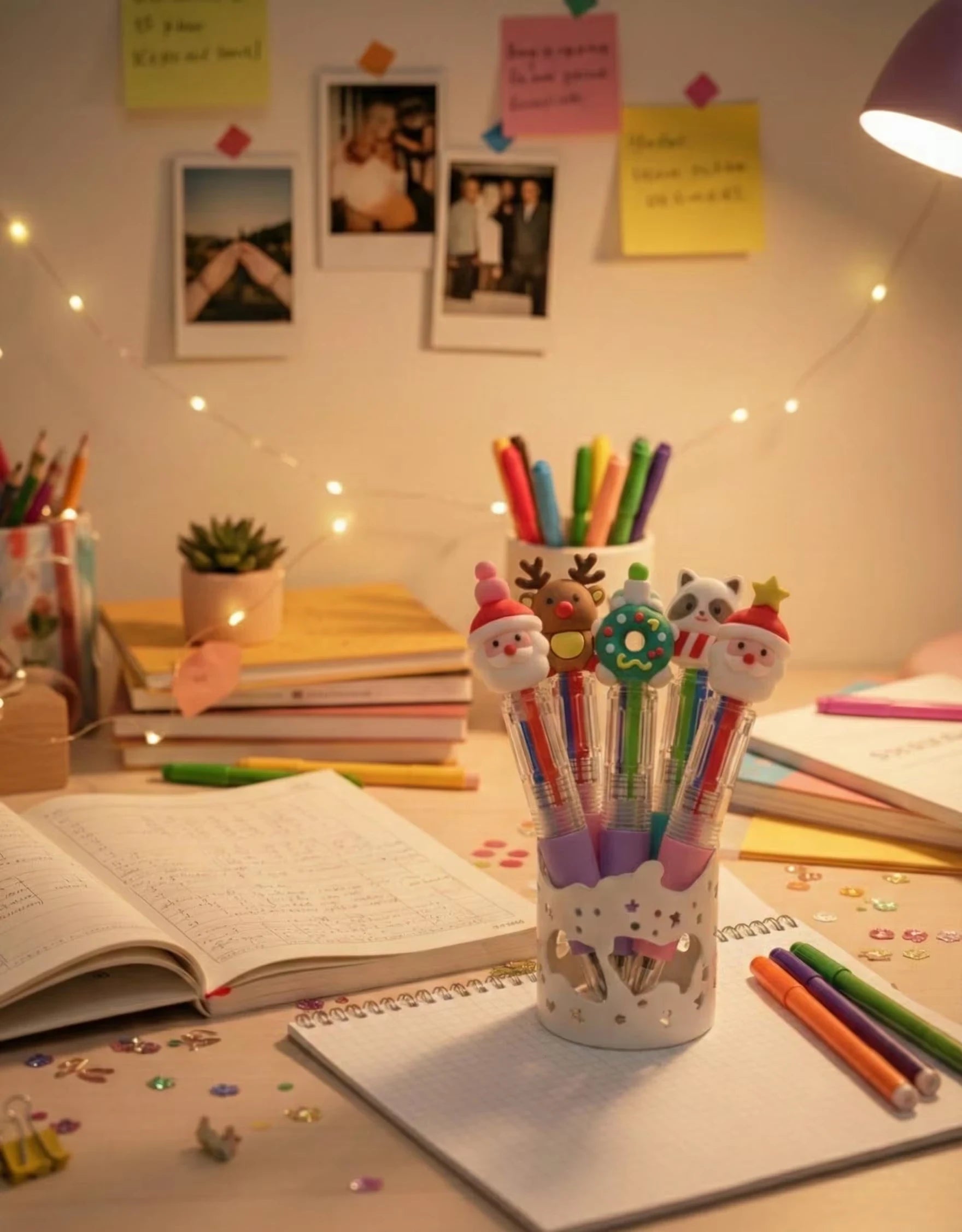 Unique Christmas Pen Set of 5 gift idea