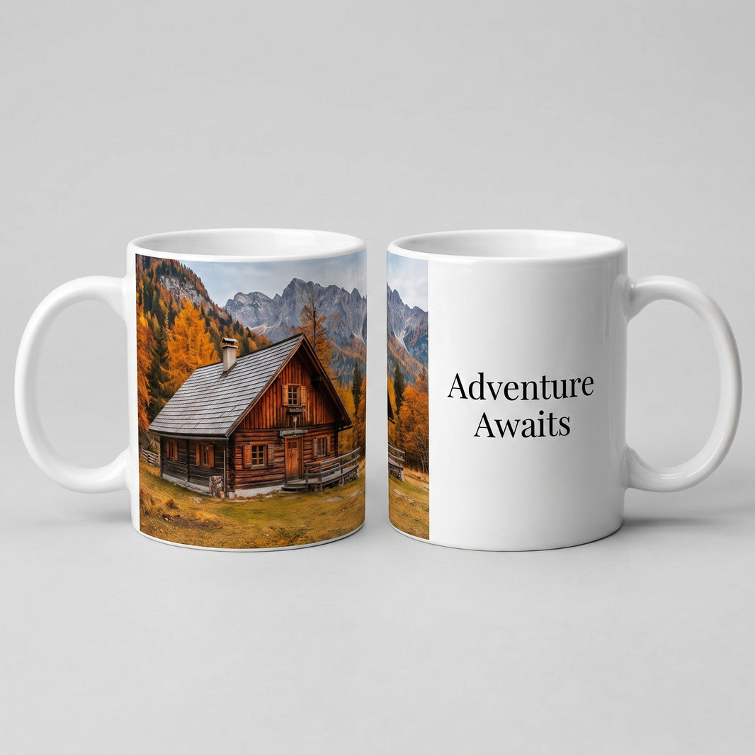 Mug printed on both the front and the back, 11oz ceramic