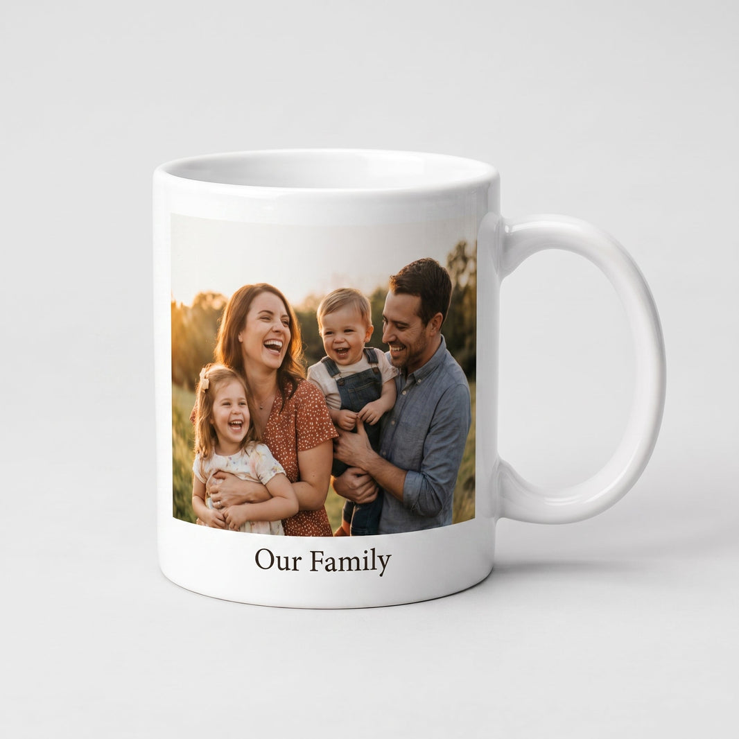 Custom 11oz ceramic mug printed with your own artwork