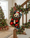 Custom Panda Christmas Stocking Set of 2 by LarenCraft