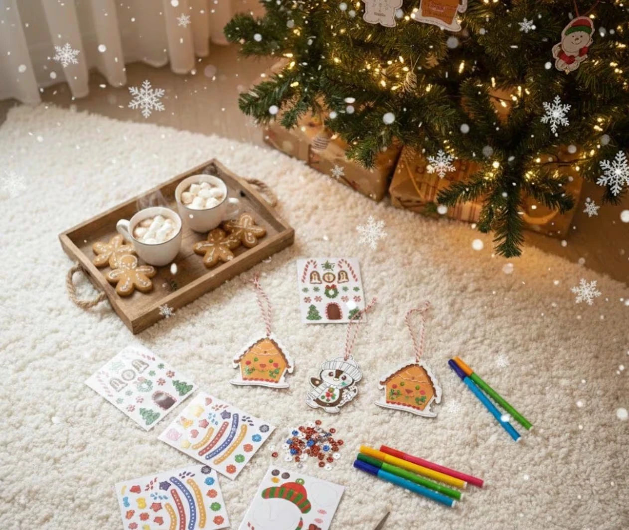 Unique Personalise Your Own Christmas Ornament Craft Kit gift idea