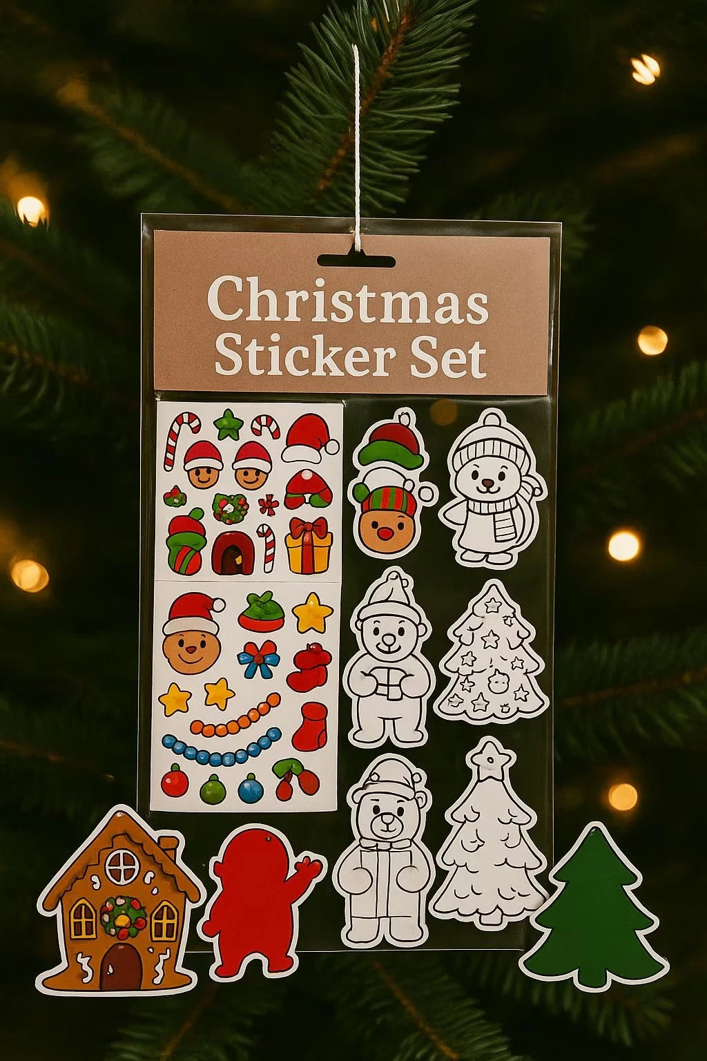 Personalise Your Own Christmas Ornament Craft Kit with Festive Kids' Activity & Family Fun! in use