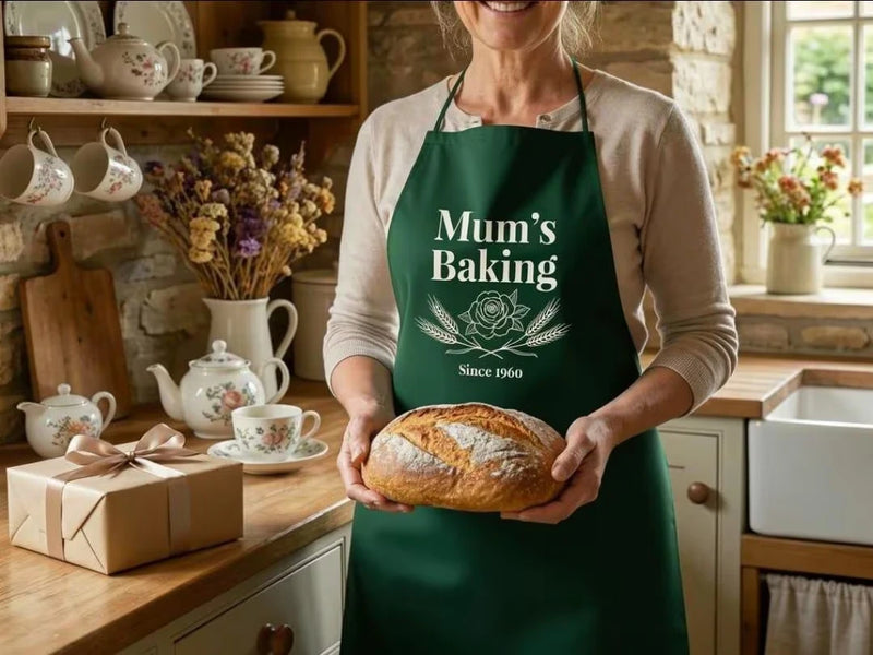 Main view of Personalised Apron featuring Personalized Printed Kitchen Apron for Women & Men   Any Text