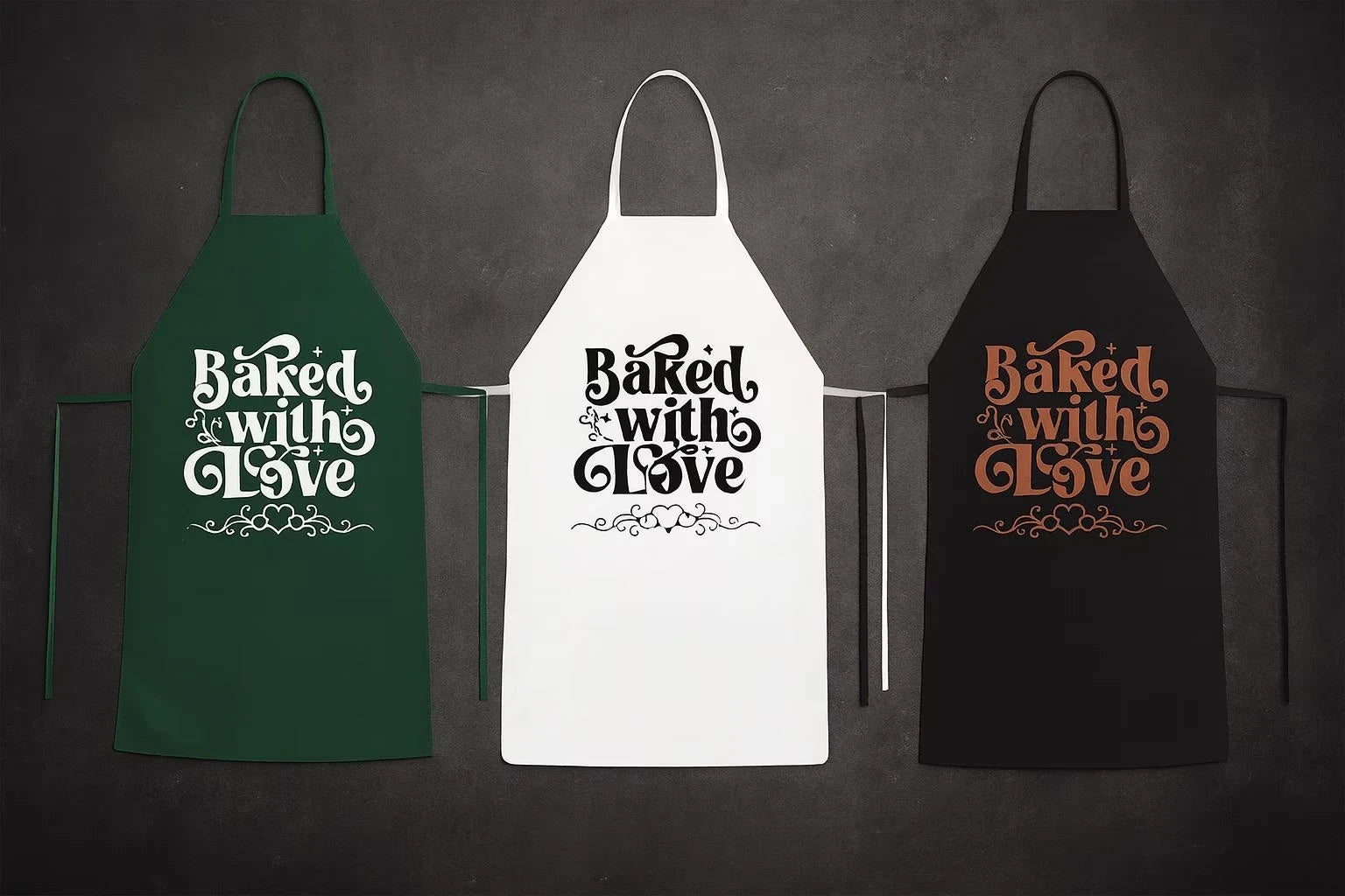Personalized Printed Kitchen Apron for Women & Men   Any Text themed Personalised Apron