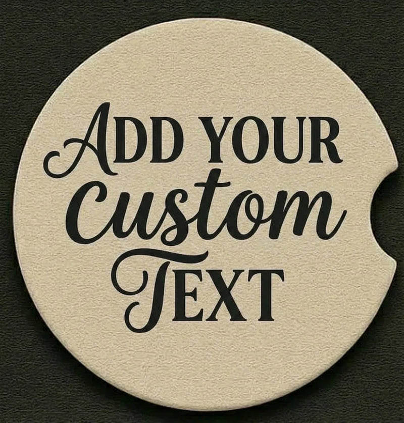 Custom Personalised Car Coaster by LarenCraft