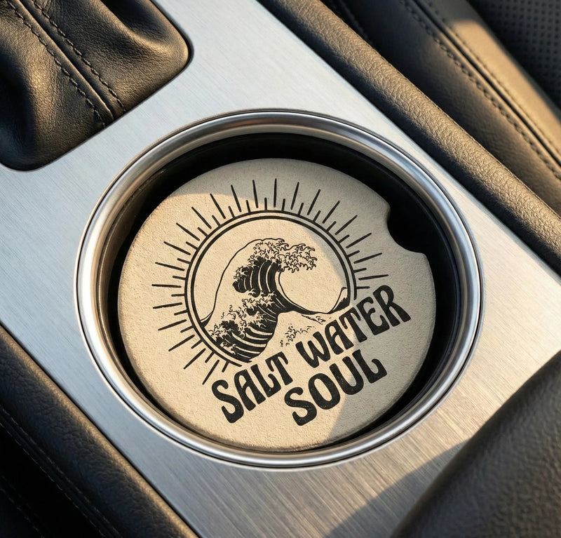 Custom Personalised Car Coaster by LarenCraft