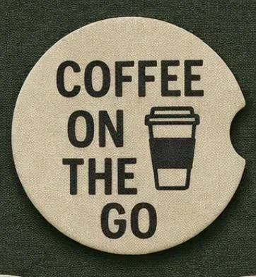 Personalised Car Coaster - Personalized and Handmade