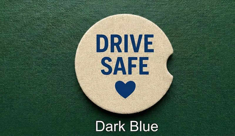 Customer favorite Personalised Car Coaster featuring Absorbent Cup Holder Insert  New Driver Gift