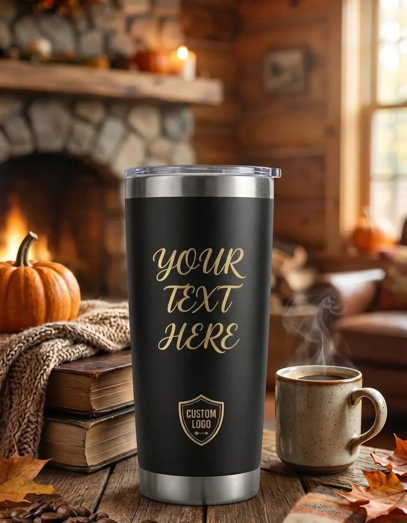 Personalised Insulated Coffee Tumbler - Personalized and Handmade