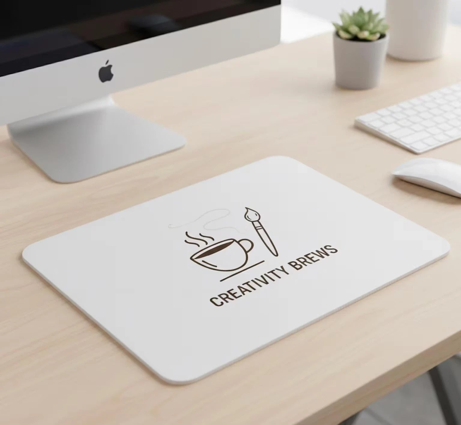 Unique Personalised Mouse Pad Custom Photo Name Desk Mat gift idea