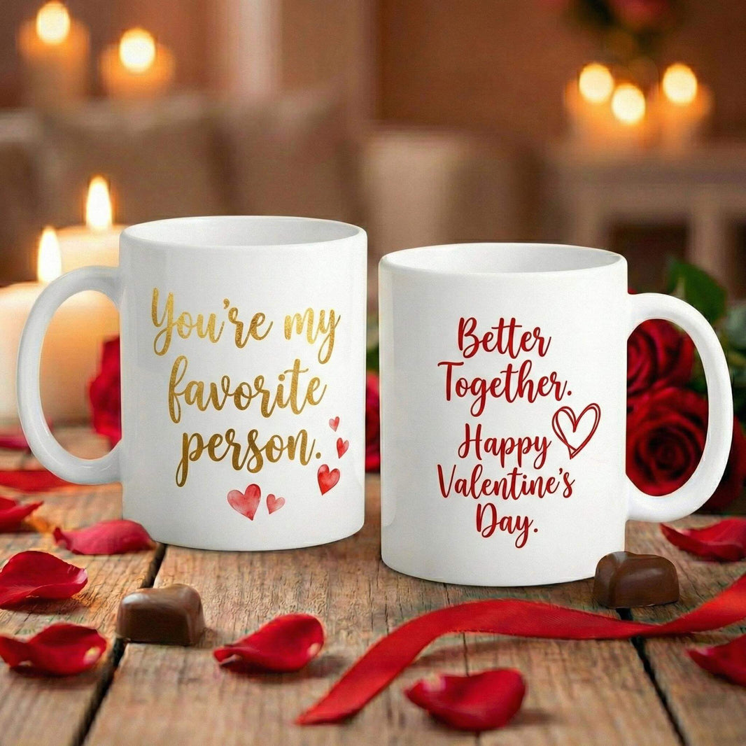 Personalised mug with custom text, office coffee cup gift for her working desk lifestyle