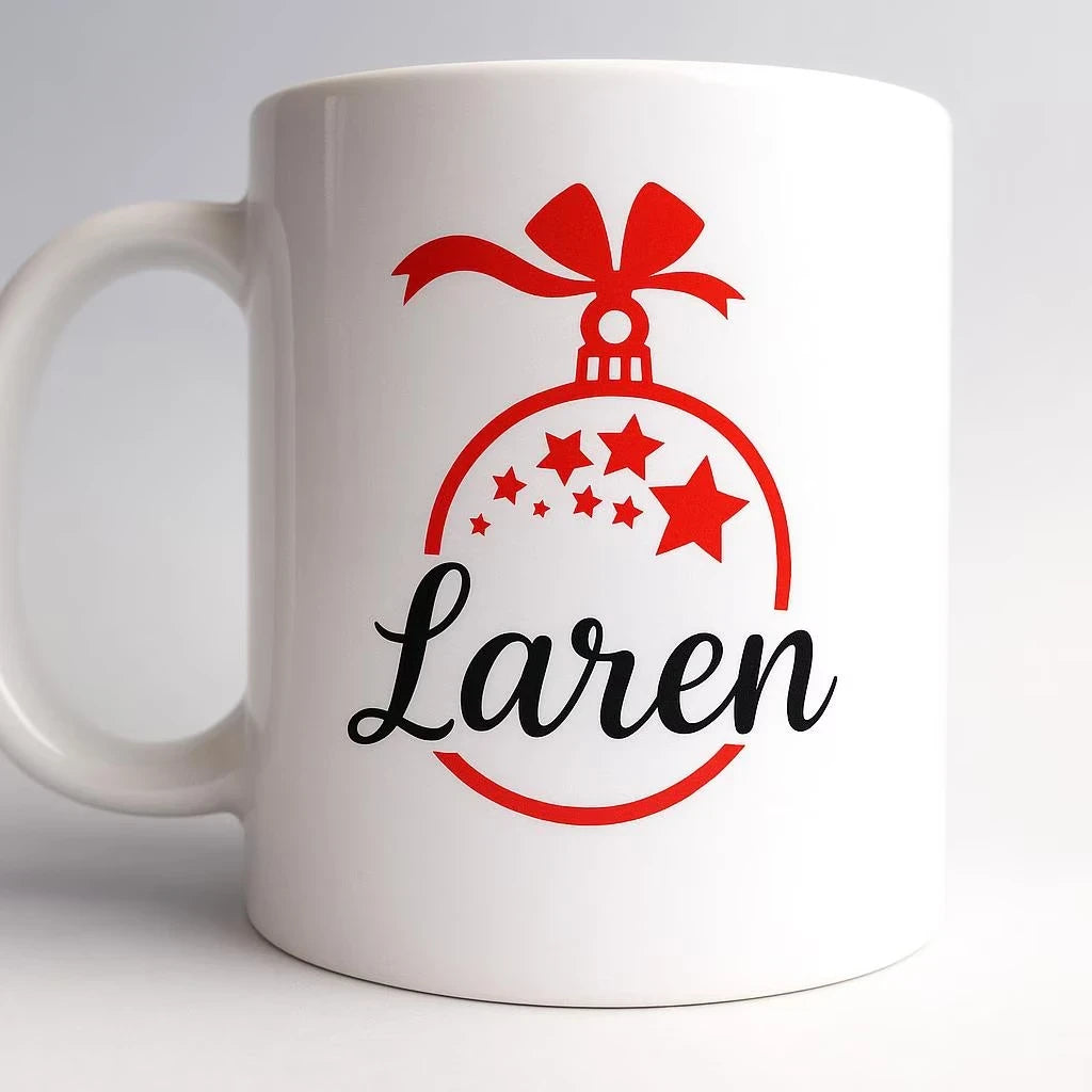 Custom Personalised Mug with Custom Tex by LarenCraft