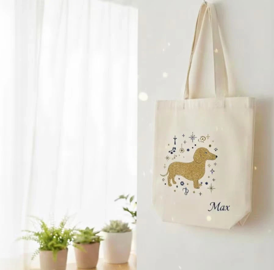 Personalised Pet Portrait Tote Bag - Personalized and Handmade