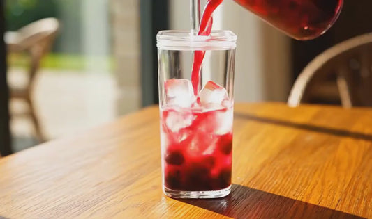 Personalised Square Glass Iced Coffee Cup | 13oz Borosilicate Tumbler with Lid & Straw | Aesthetic Custom Gift